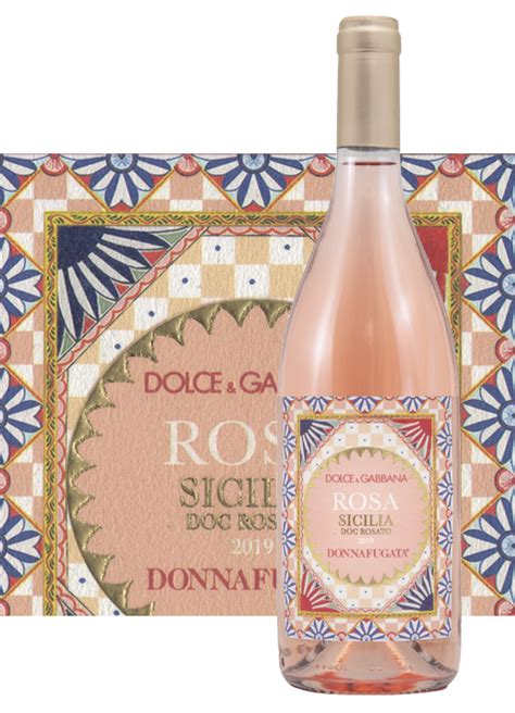 dolce and gabbana rose wine.